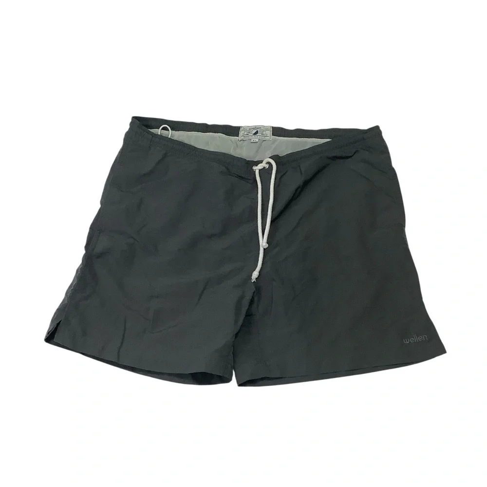 Wellen Swim Short Sz Medium Charcoal Huckberry